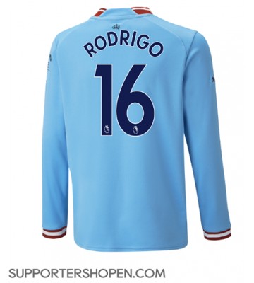 Manchester City Rodri Hernandez #16 Hemma Matchtröja 2022-23 Långärmad